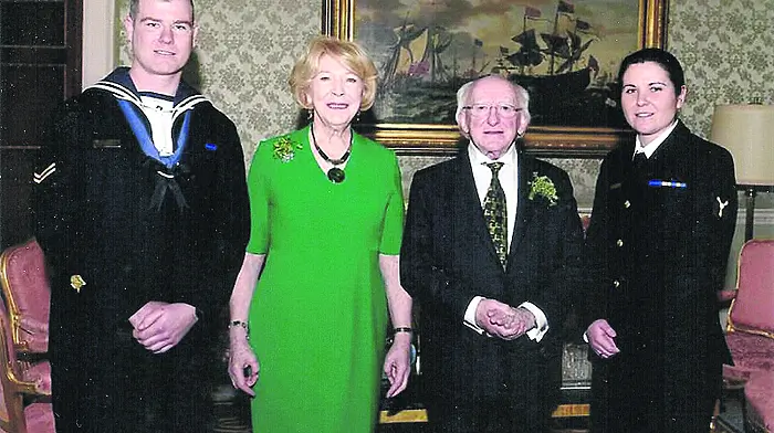 Family of Patricia so proud of their LÉ Samuel Beckett hero Image