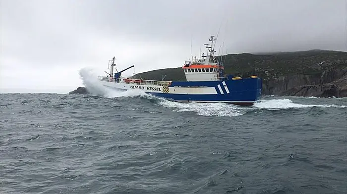 Castletownbere Lifeboat rescues 36m Ocean Guardian Image