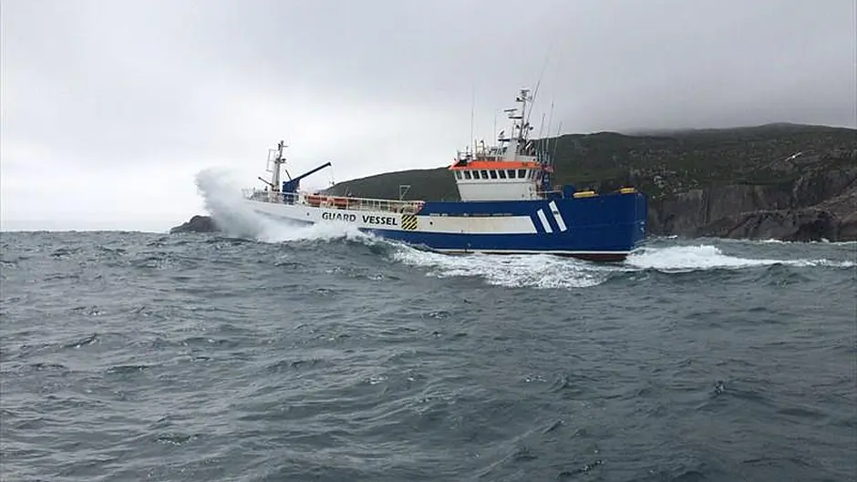 Castletownbere Lifeboat rescues 36m Ocean Guardian Image
