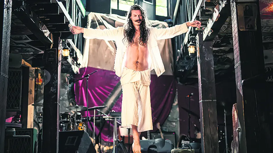 Sam has no complex about his Jesus ‘pose' Image
