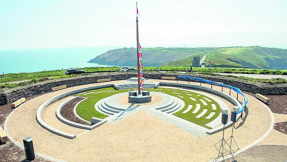 Lusitania garden is opened at Old Head Image