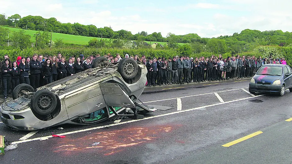 Students ‘witness' horrific car crash Image