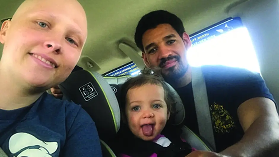Tina fighting on despite a devastating diagnosis Image