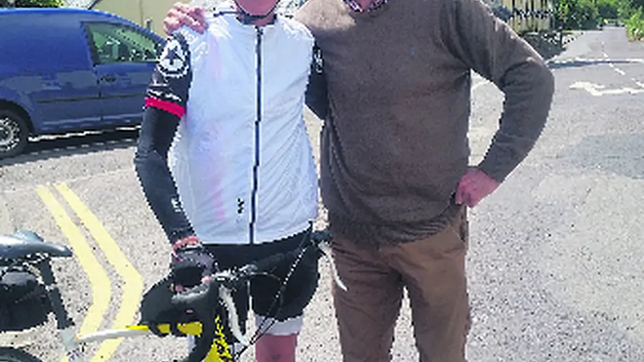 David embarks on charity cycle in memory of his parents Image