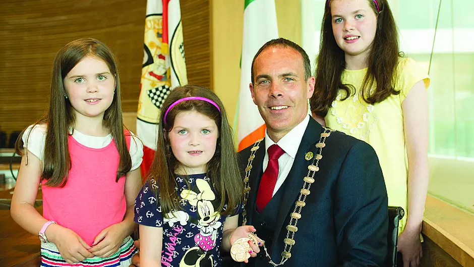 County Mayor Hurley is keen to drive ahead in his new role Image