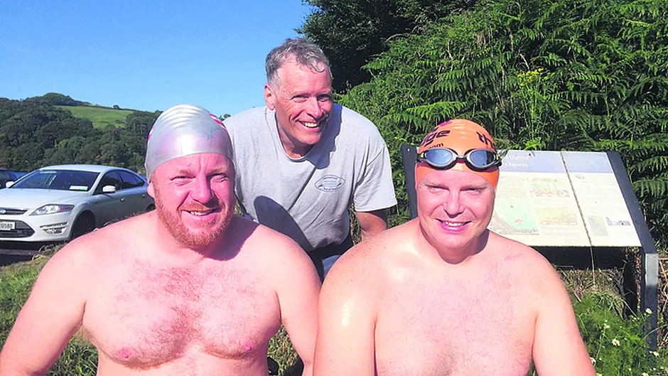 Top endurance swimmers work out at Lough Hyne Image