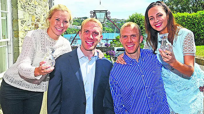 Newly-wed Conor and brother are honoured Image