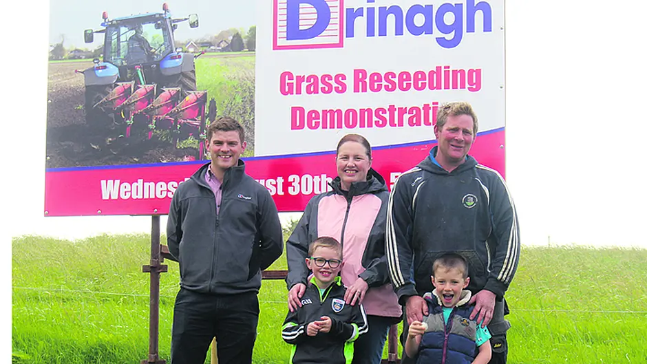 Family theme for Drinagh  reseeding demonstration Image