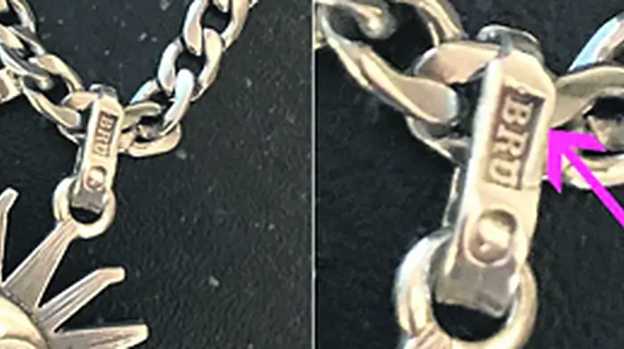 Bizarre coincidence on pendant in memory of ‘Black' Image
