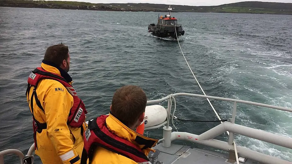 Baltimore RNLI appeal for people to be vigilant during stormy weather Image