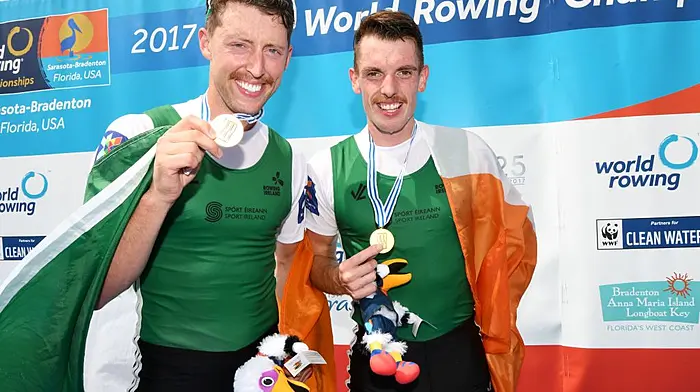 Mark and Shane are on top of the world! Image