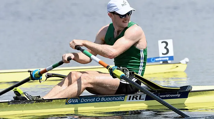 Paul O'Donovan defends his world rowing title in style Image