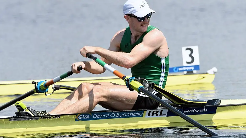 Paul O'Donovan defends his world rowing title in style Image