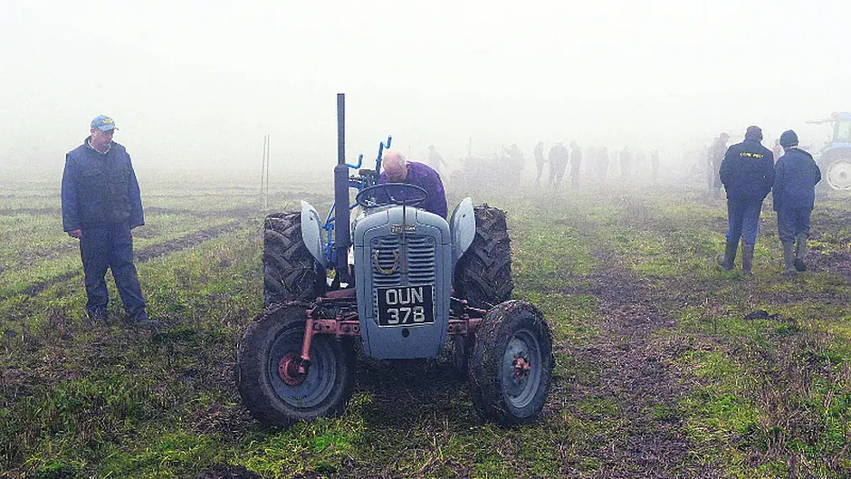 Poor visibility mars start of Bandon ploughing match Image