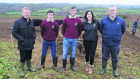 Minister for Agriculture reviews West  Cork students' calf-rearing project Image