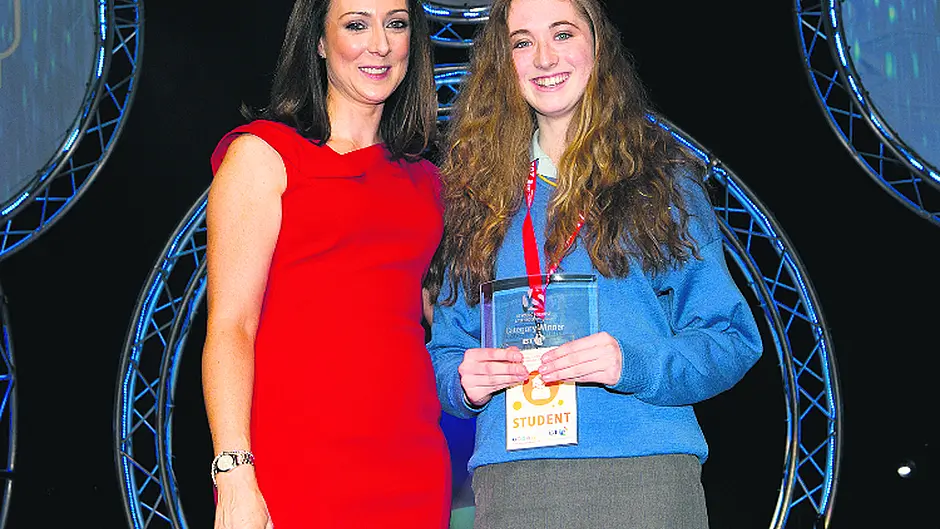 Kinsale student wins on the double at BT awards Image