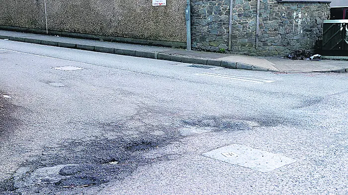 Cllr ‘hit a walloper' of a pothole Image
