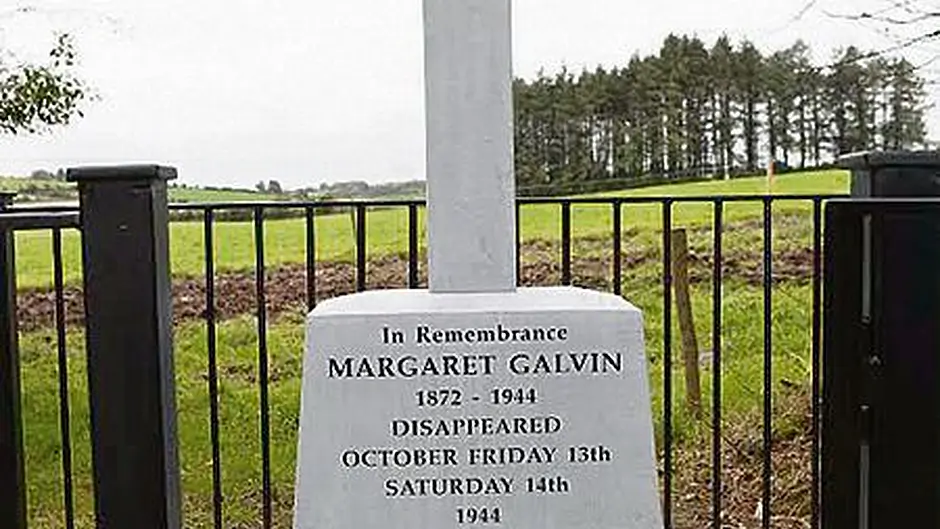 Lissarda monument to ‘missing' Mag Galvin Image