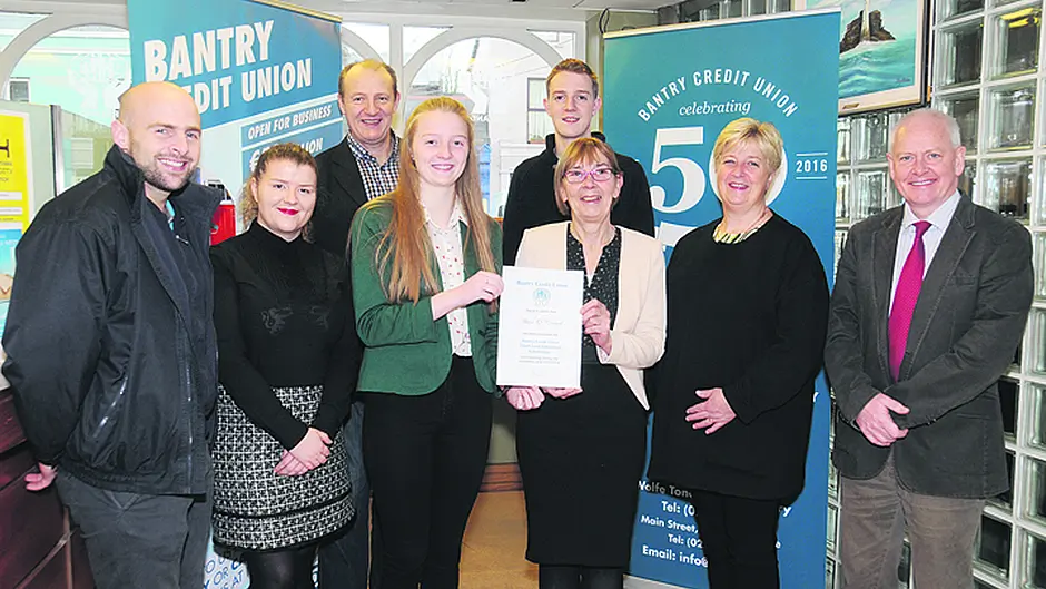 Bantry CU scholarship for Alison Image