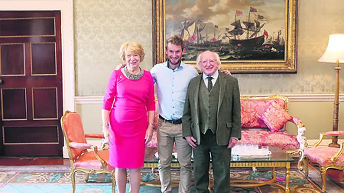 Skibbereen Rowing Club receives the presidential seal of approval Image