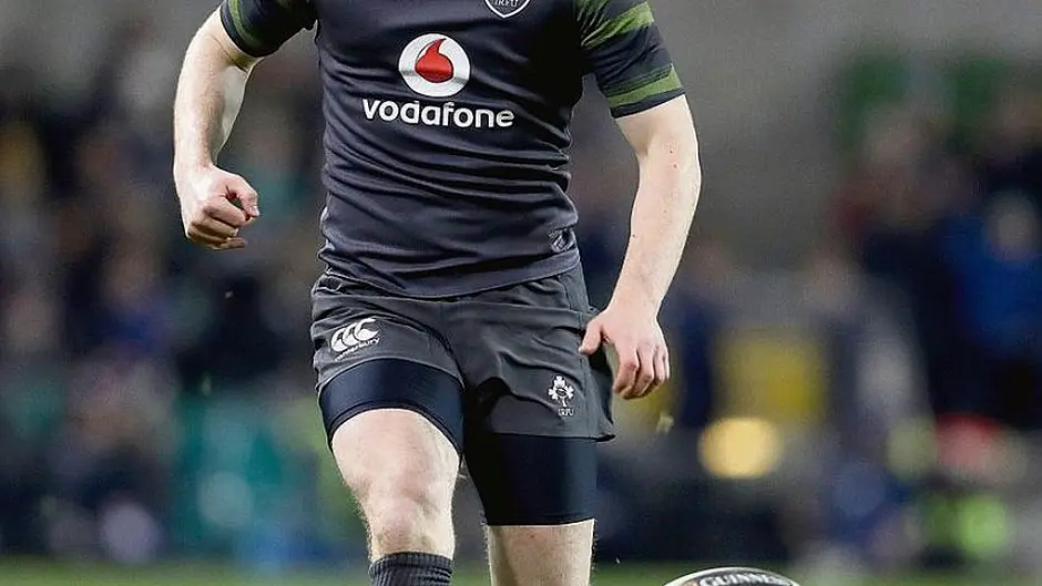 Darren getting his first start for Ireland against Fiji Image
