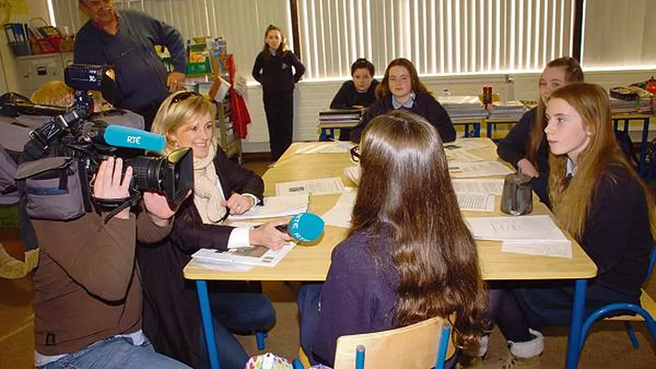 TV appeareance for Leap NS pupils Image