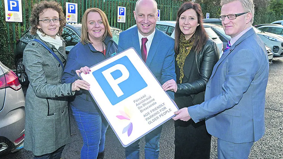 Bandon's parking spaces for the elderly Image