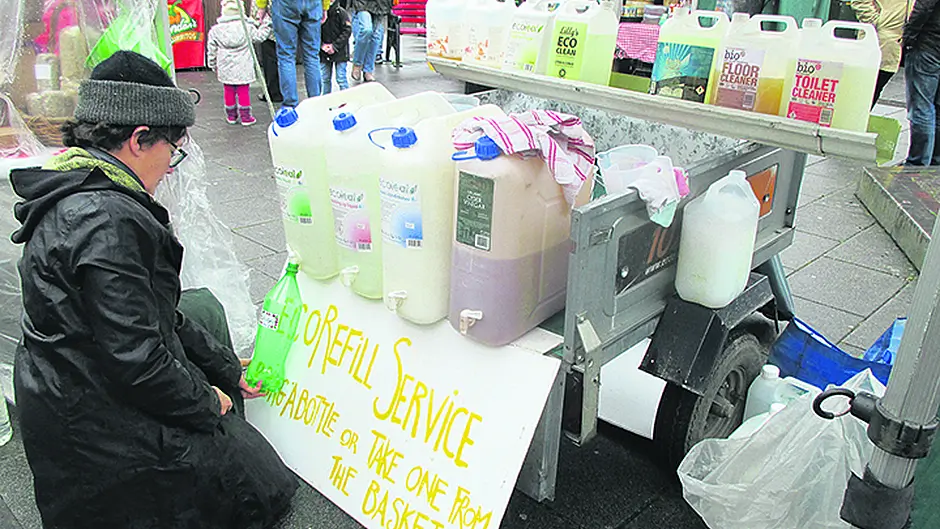 Maggie getting her fill with top eco award Image