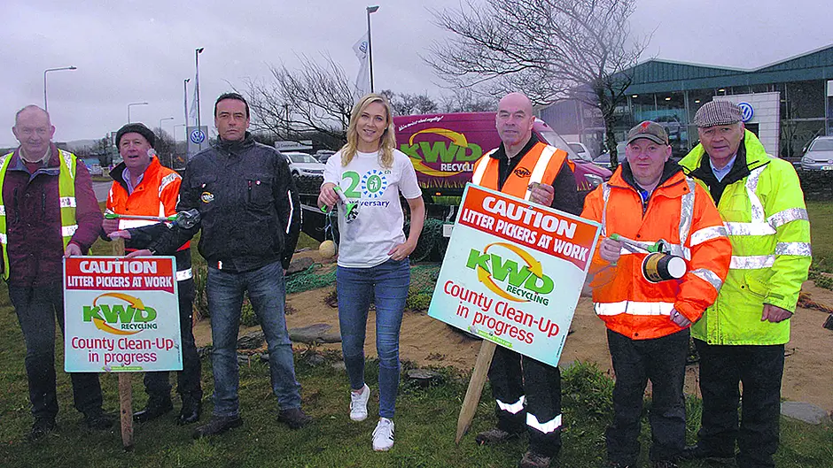 Bags of community spirit ready for annual County Clean-Up Day Image