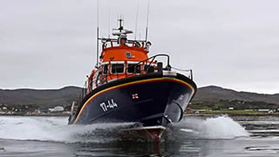 Castletownbere lifeboat goes to aid of crew of fishing boat on fire Image