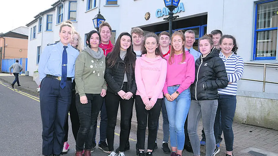 TY students join Bandon gardaí on the busy beat Image