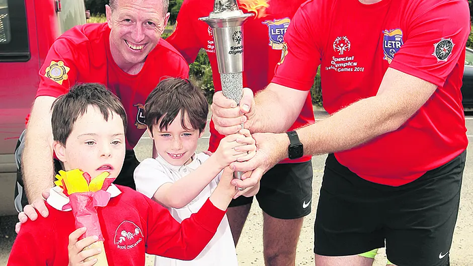 Knockskeagh School hosts Flame of Hope Image