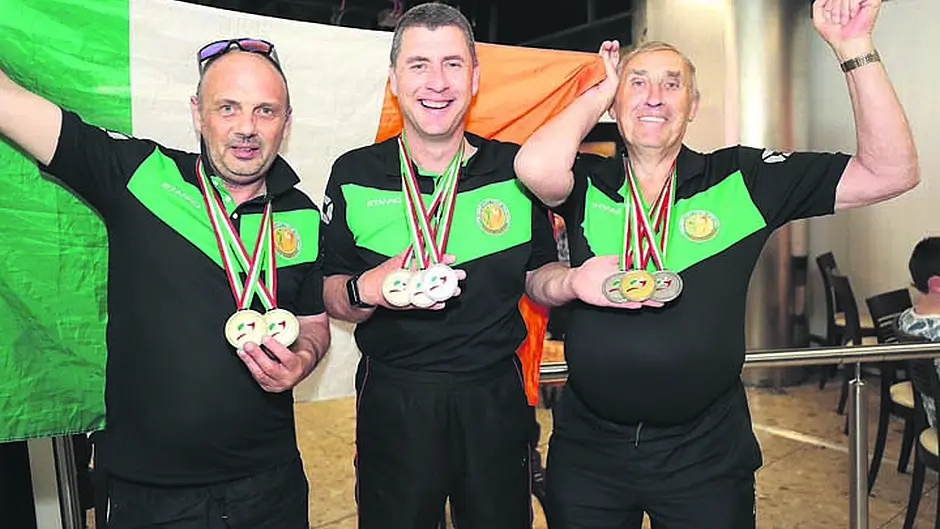 Medal haul after Mike's Italian Job Image