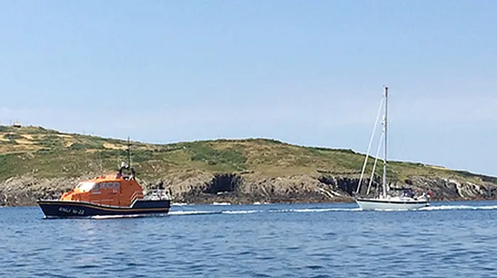 Baltimore RNLI called out to yacht propped on a buoy Image