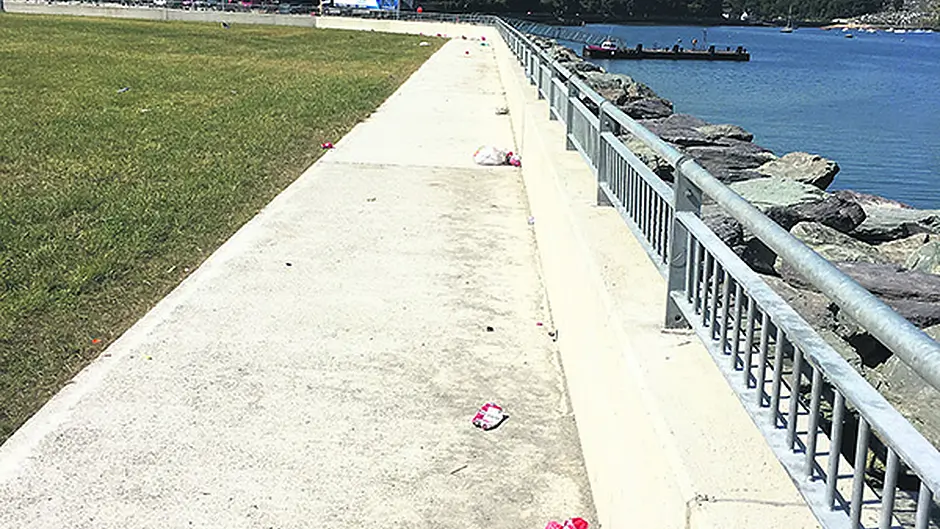 Local is ‘disgusted' and ‘embarrassed' by filth of new Bantry harbour amenity Image