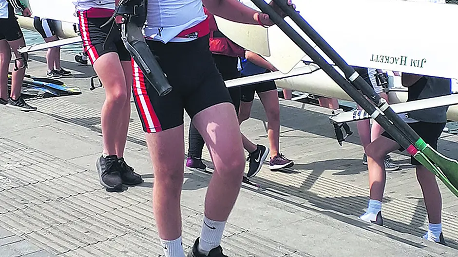 Special moment as Eoghan takes to the water for Skibb Image