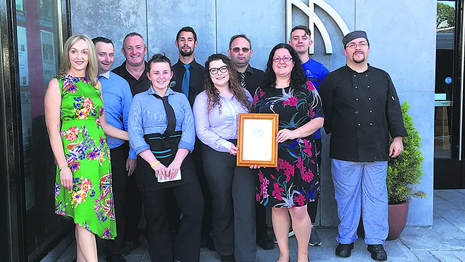Bantry's Maritime Hotel is awarded for being top class Image