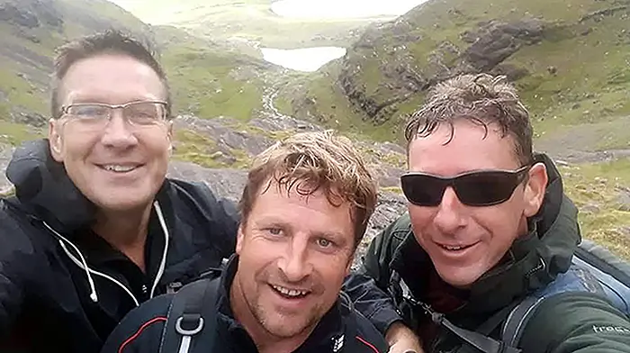 Beara trio take on  top peak Image