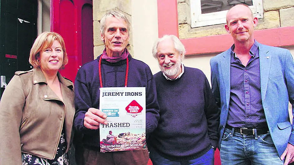 A full house for Jeremy Irons' Trashed film charity fundraiser Image