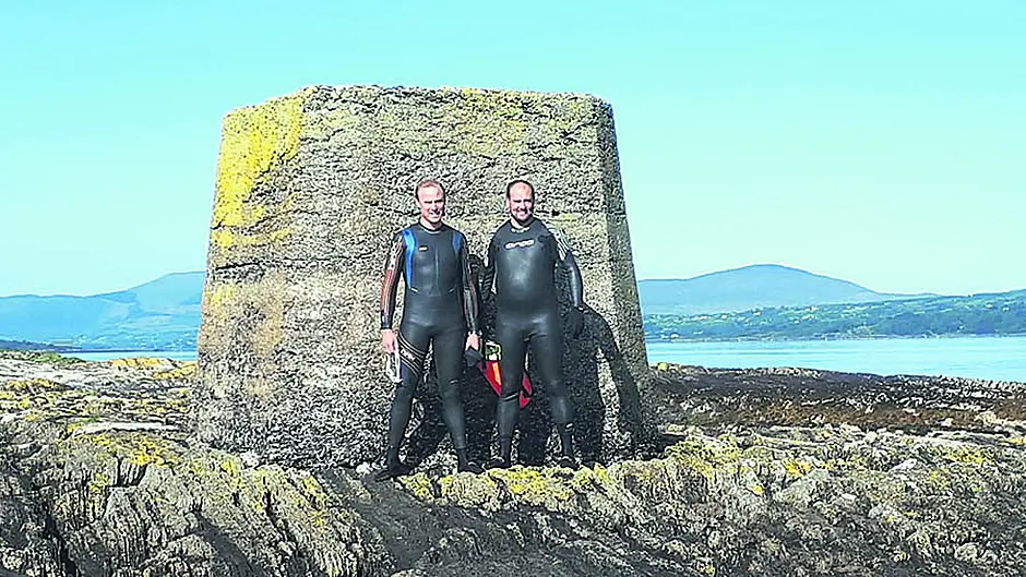 Swimmers test themselves in two separate challenges Image