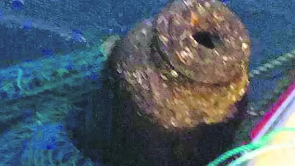 Cannon from 1600s is fisherman's catch of the day Image
