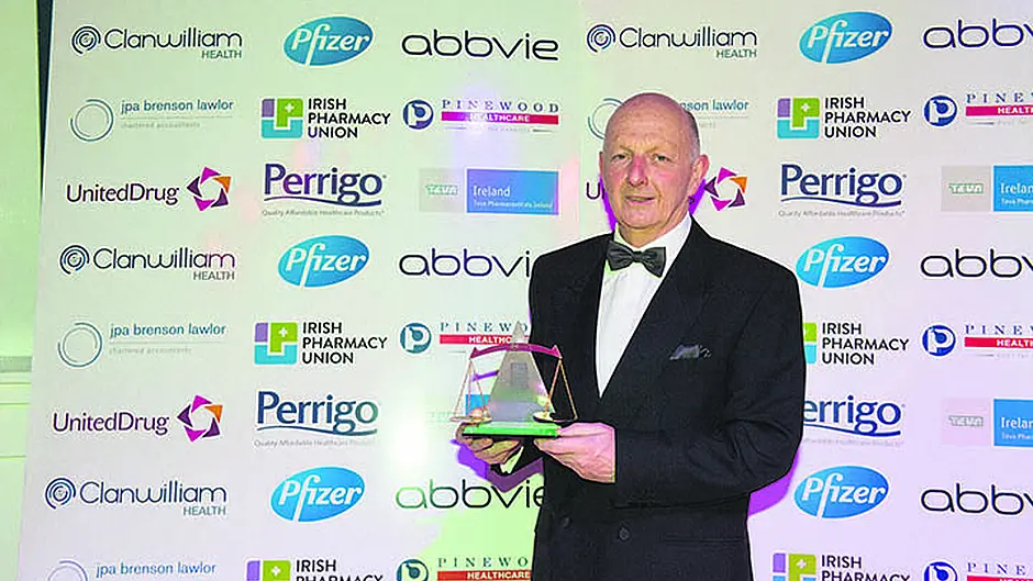 A lifetime achievement award for Skibbereen pharmacist Diarmuid Image