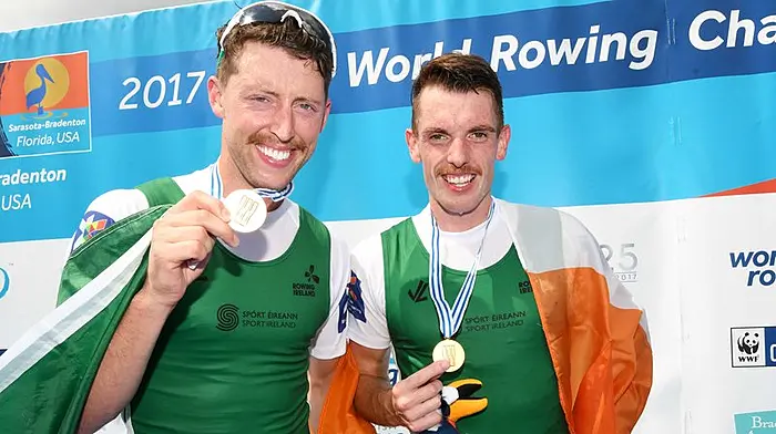 World rowing champs Mark and Shane win top West Cork Sports Star award Image