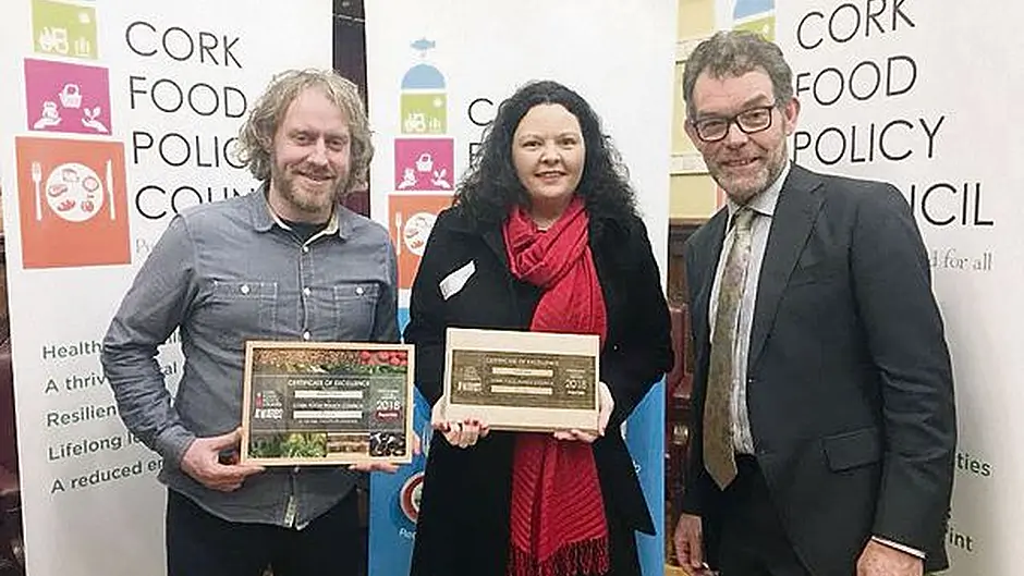 Food Policy award for Kinsale college Image