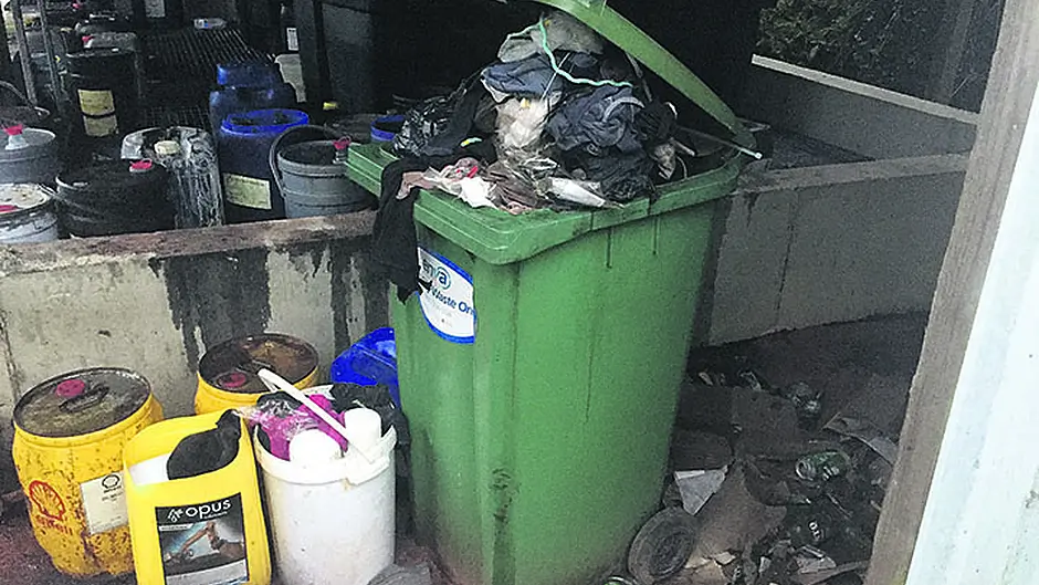 ‘Rats being drawn' to rubbish left near pier at Union Hall Image