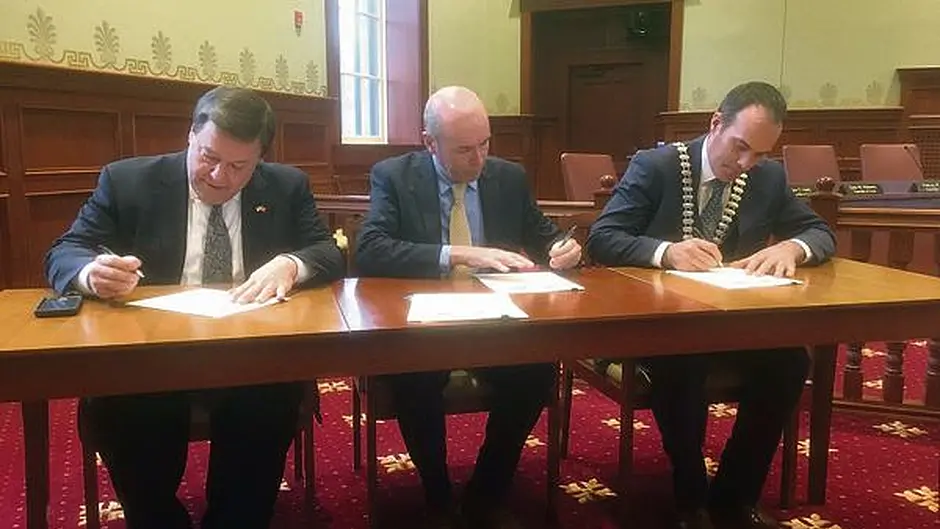 County Council signs trade partnership with Massachusetts Image