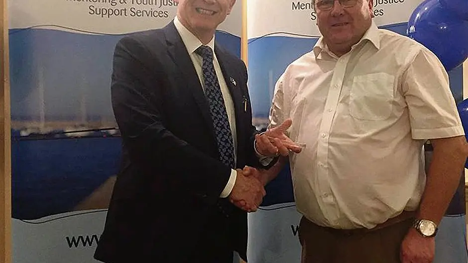 Mick honoured for his 10 years with Le Chéile Image