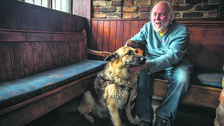 Ed's guide dog Izzy gets reprieve after media campaign Image
