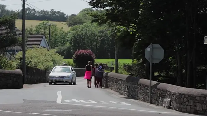 WATCH: Belgooly video shows anger of residents over speeding traffic Image