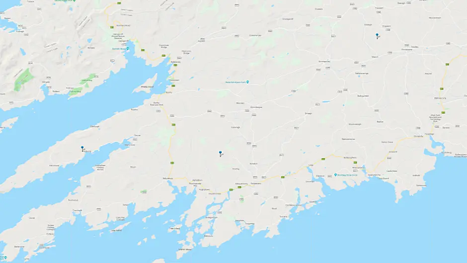 Callum passes with relatively little damage to Cork Image